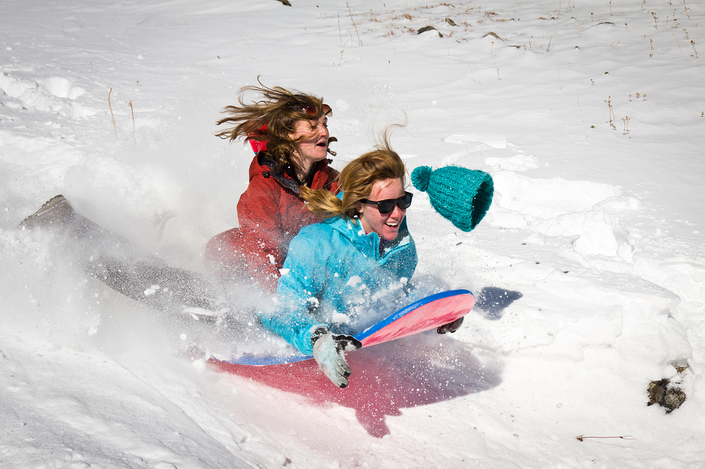 sledding